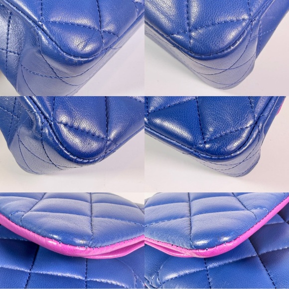 Chanel Medium Rainbow Quilted Double Flap Bag - Picture 14 of 16